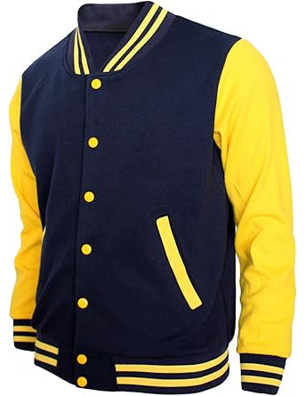Man’s Varsity Baseball Jacket Cotton Blend Letterman Jackets