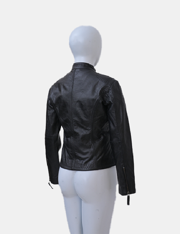 Women Black Leather jacket