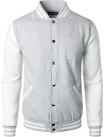 Man’s Varsity Baseball Jacket Cotton Blend Letterman Jackets