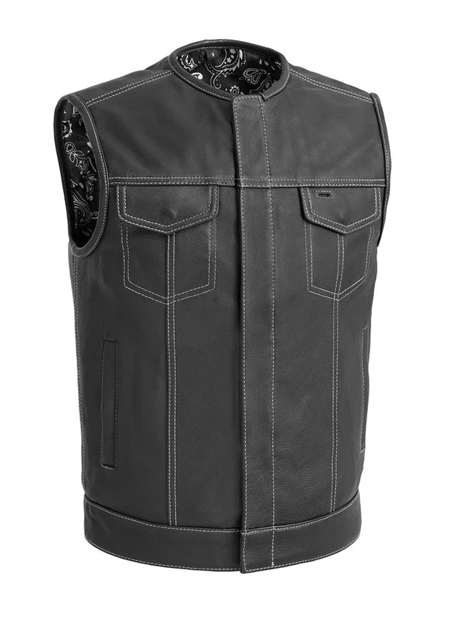 Milwaukee Leather Men’s Black Club Vest – Old Glory