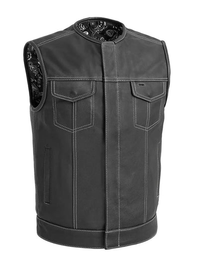 Milwaukee Leather Men’s Black Club Vest – Old Glory