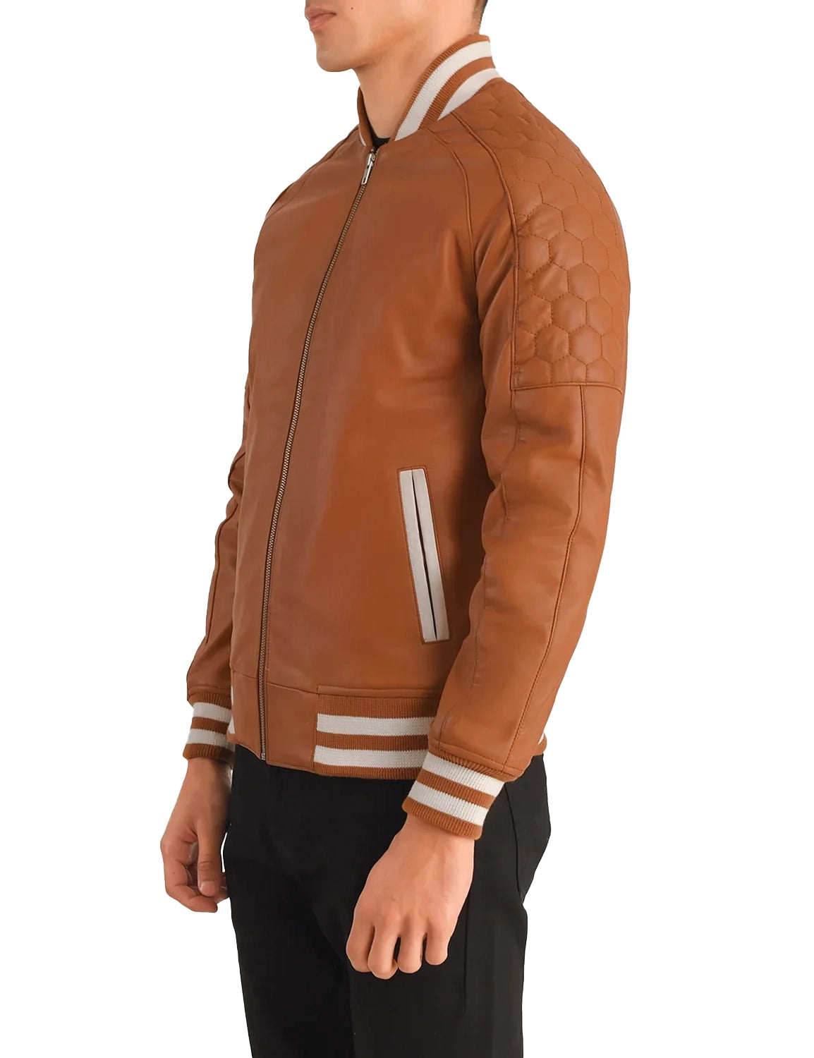 Man’s Varsity Baseball Jacket Cotton Blend Letterman Jackets