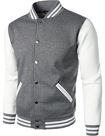 Man’s Varsity Baseball Jacket Cotton Blend Letterman Jackets