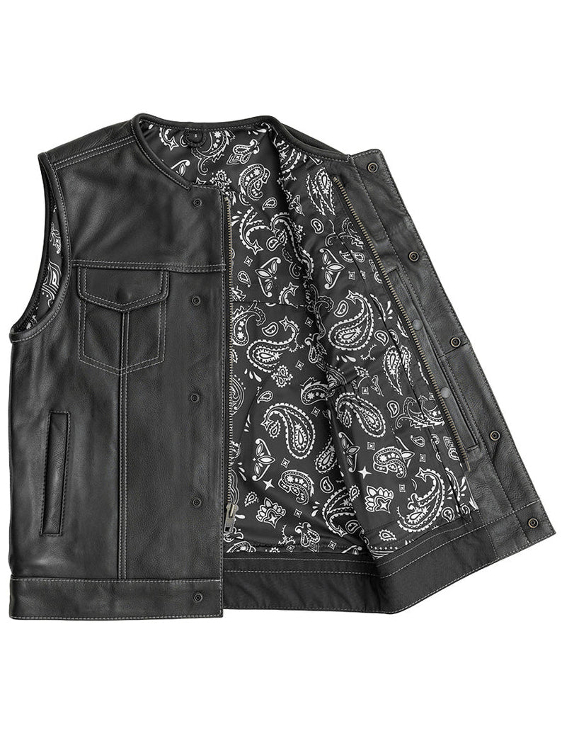 Milwaukee Leather Men’s Black Club Vest – Old Glory