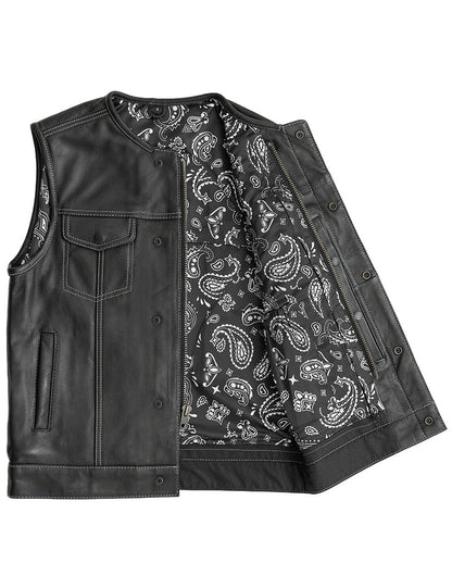 Milwaukee Leather Men’s Black Club Vest – Old Glory