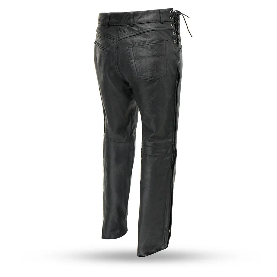 Milwaukee Leather Men’s Classic Black Motorcycle Riding Pants