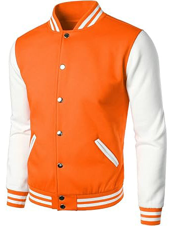 Man’s Varsity Baseball Jacket Cotton Blend Letterman Jackets