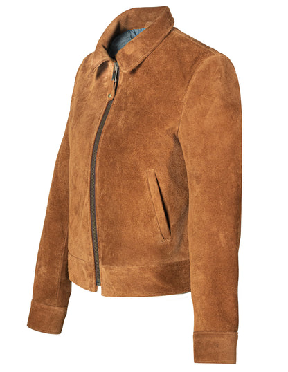 Saddle Suede Trucker Jacket