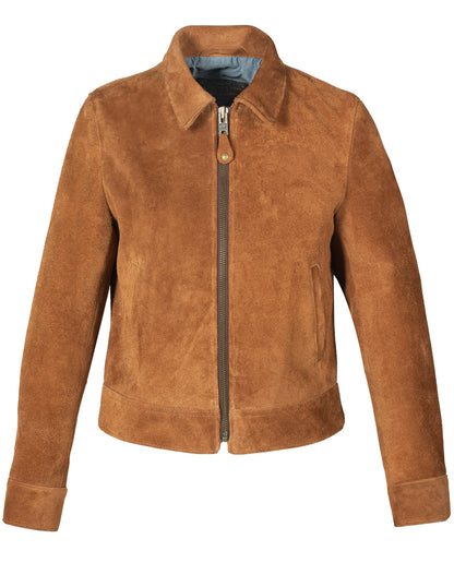 Saddle Suede Trucker Jacket