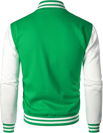 Man’s Varsity Baseball Jacket Cotton Blend Letterman Jackets