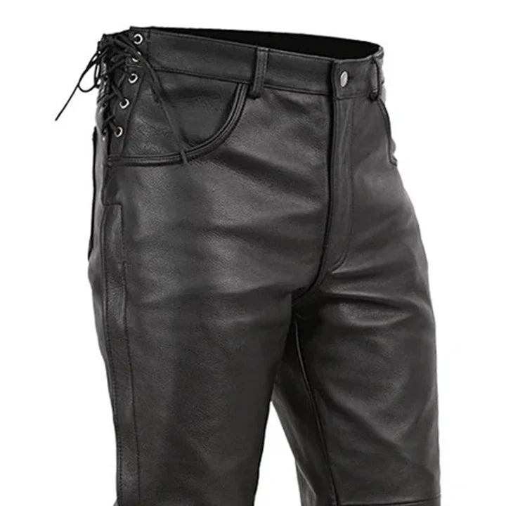 Milwaukee Leather Men’s Classic Black Motorcycle Riding Pants