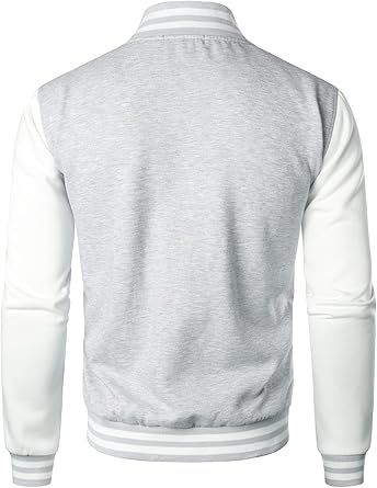 Man’s Varsity Baseball Jacket Cotton Blend Letterman Jackets