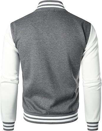 Man’s Varsity Baseball Jacket Cotton Blend Letterman Jackets