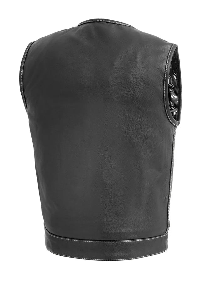 Milwaukee Leather Men’s Black Club Vest – Old Glory