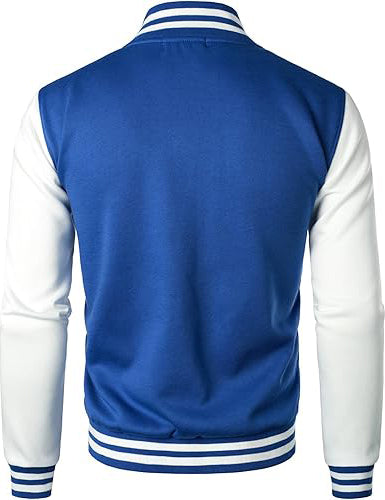 Man’s Varsity Baseball Jacket Cotton Blend Letterman Jackets