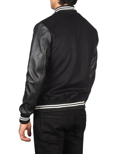 Man’s Varsity Baseball Jacket Cotton Blend Letterman Jackets