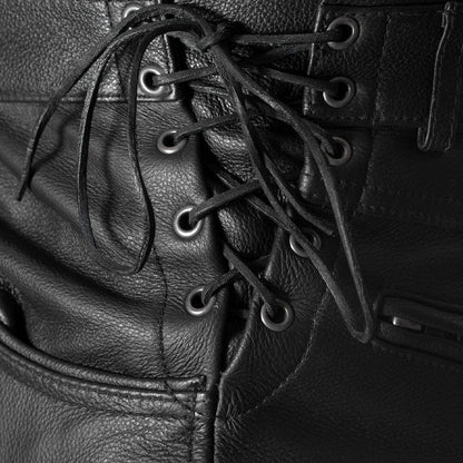 Milwaukee Leather Men’s Classic Black Motorcycle Riding Pants