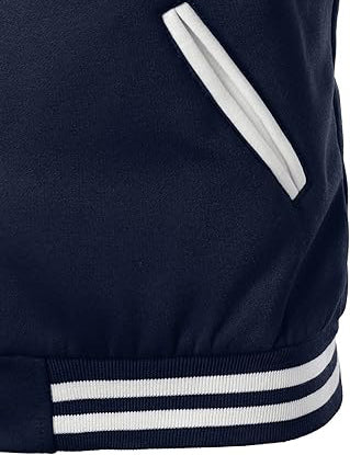 Man’s Varsity Baseball Jacket Cotton Blend Letterman Jackets