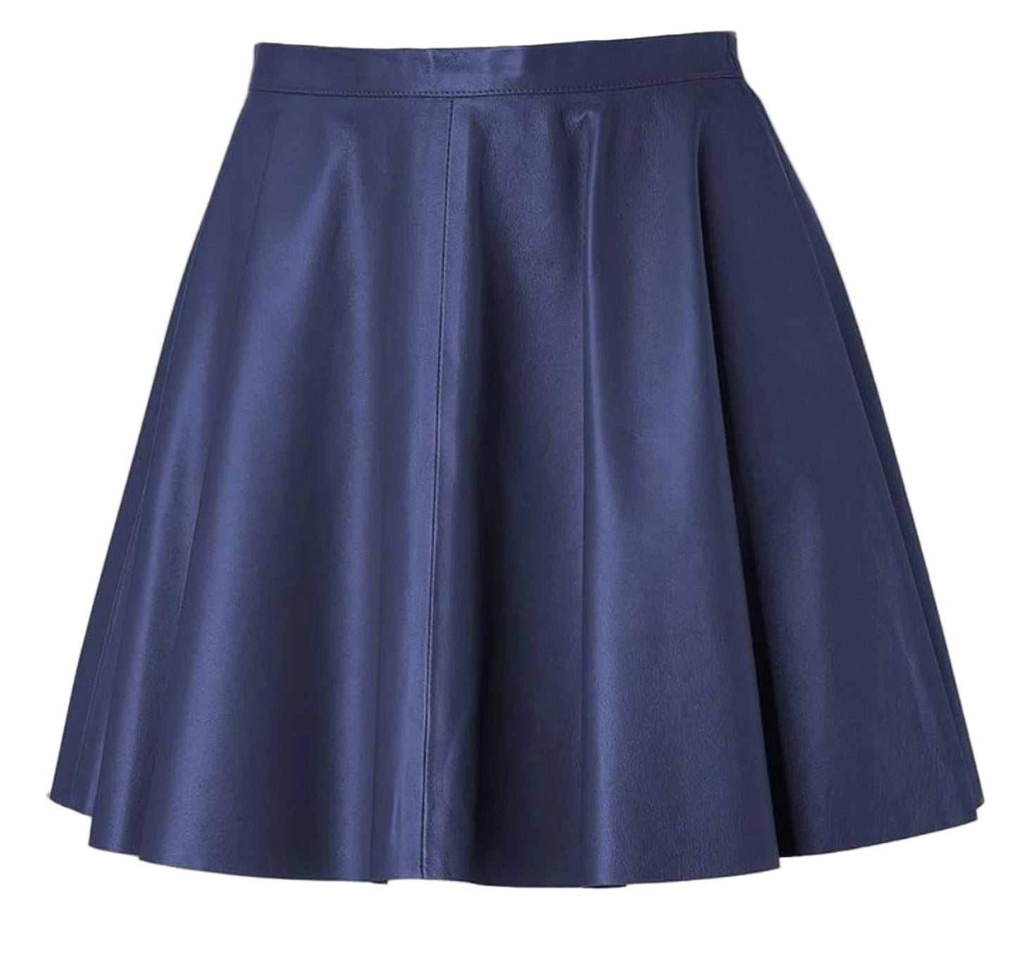 Blue skirt on a white background