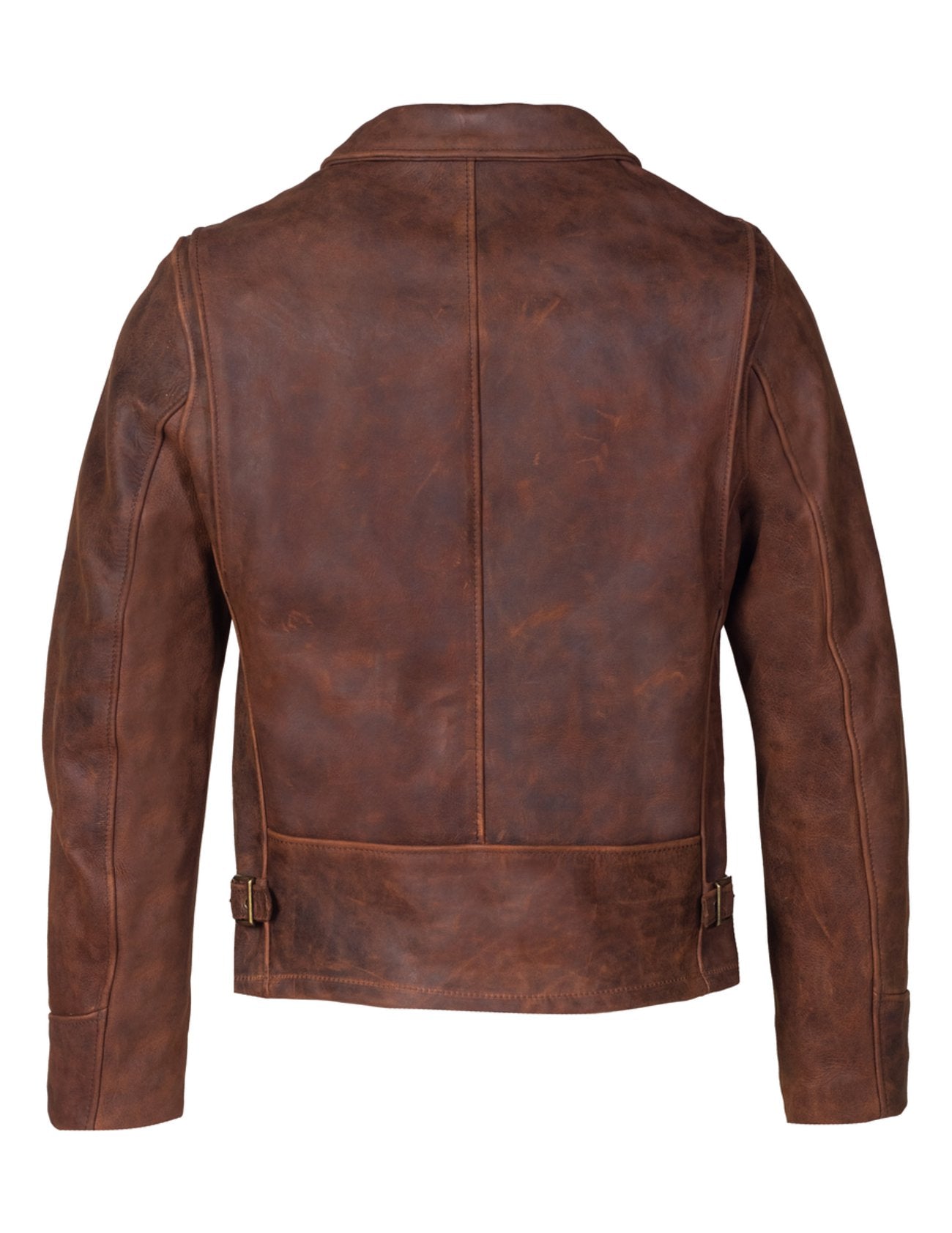 Men’s Schott P673 Storm Heavyweight Oiled Nubuck Leather Jacket.