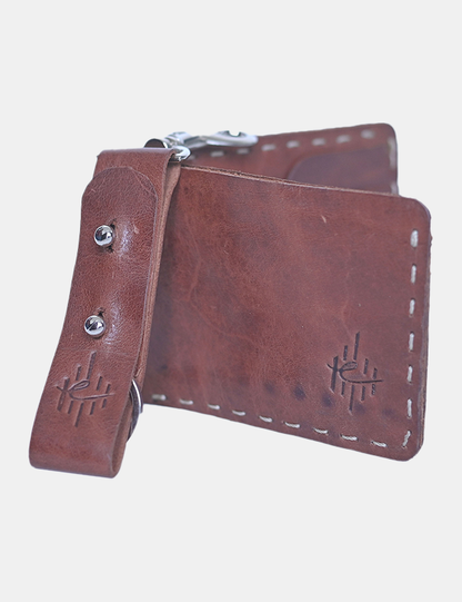 Handmade Leather Wallet Brown