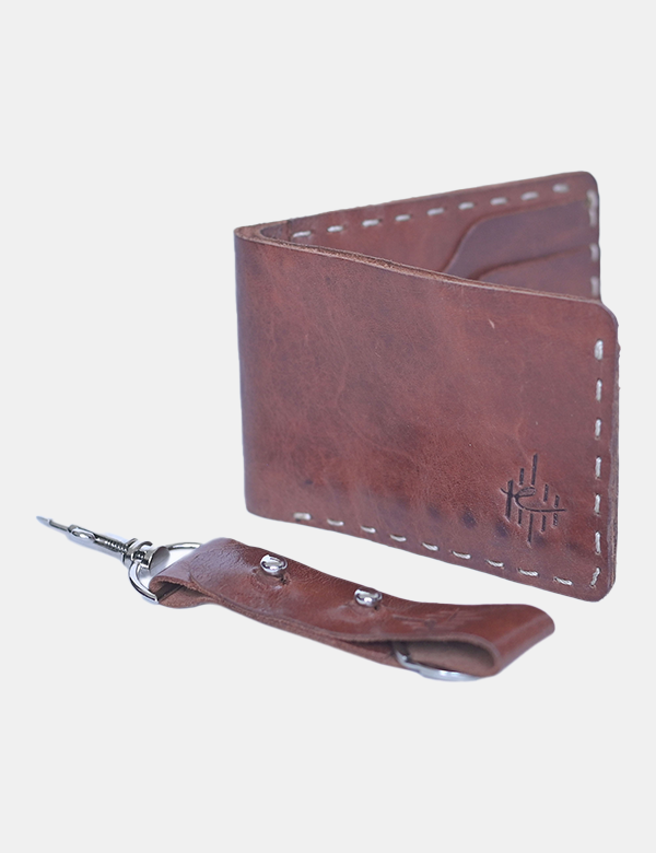 Handmade Leather Wallet Brown