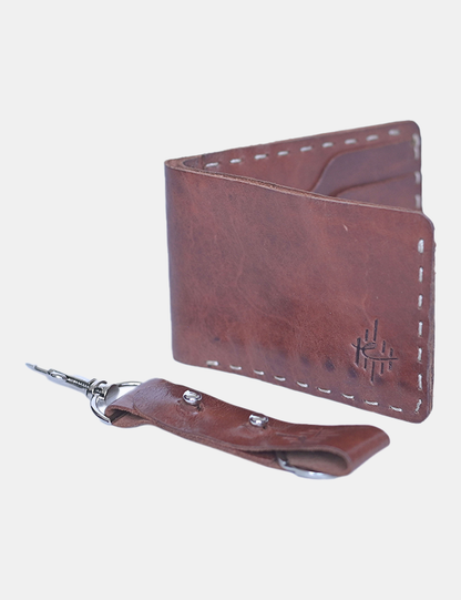 Handmade Leather Wallet Brown