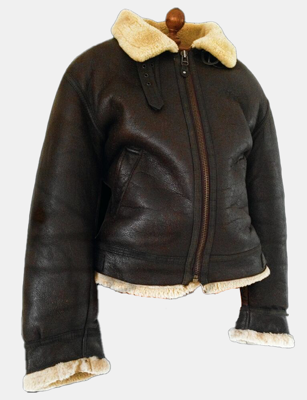 Men's Vintage Luxry Look Leather Bomber Jacket