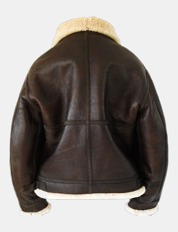 Men's Vintage Luxry Look Leather Bomber Jacket