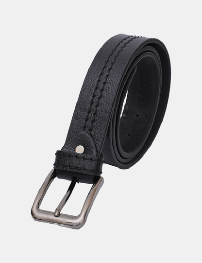 Men’s Black Genuine Leather Belt