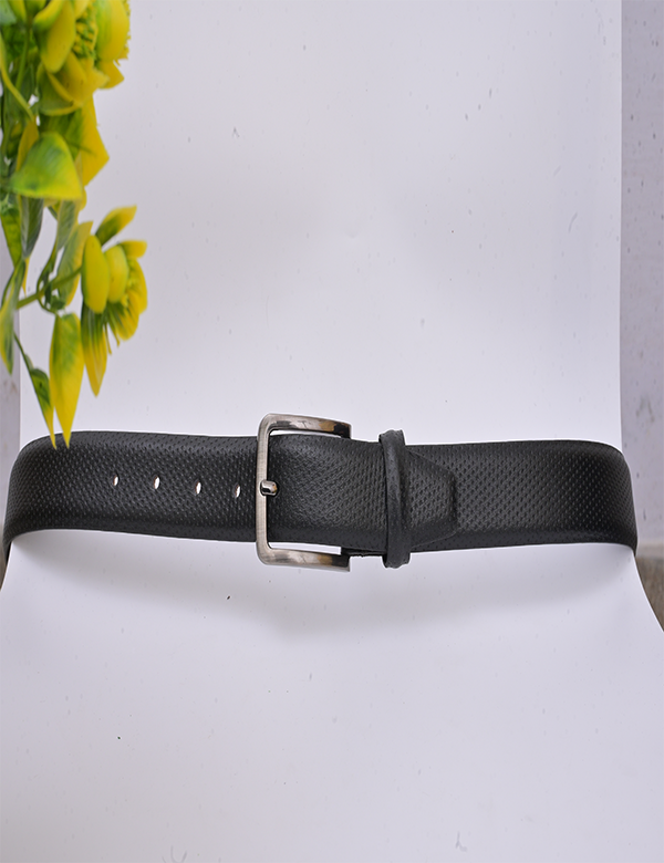 Men’s Black Leather Belt