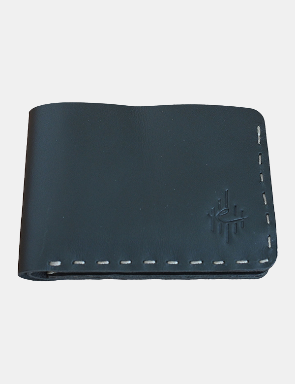 Fully Handmade Black Leather Wallet