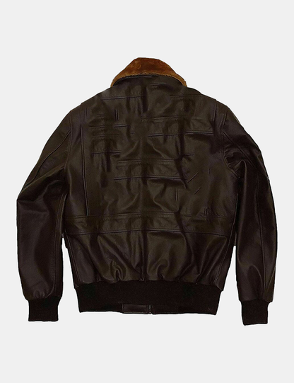 Men's Bomber Real Leather flying flight jacket