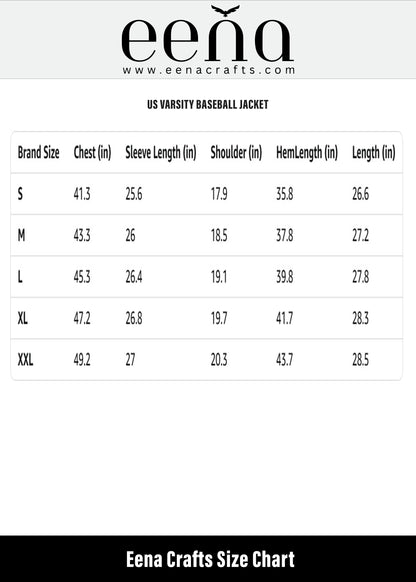 Man’s Varsity Baseball Jacket Cotton Blend Letterman Jackets