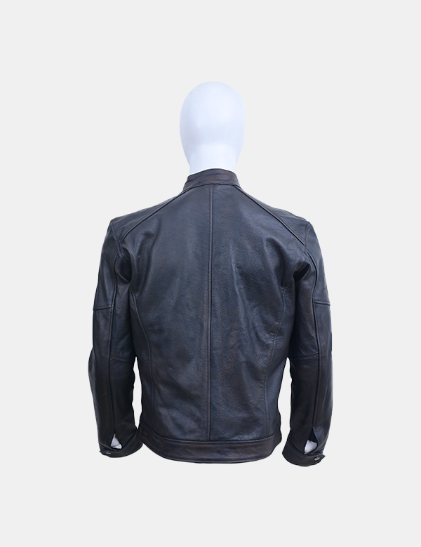 Men's Black Leather Jacket