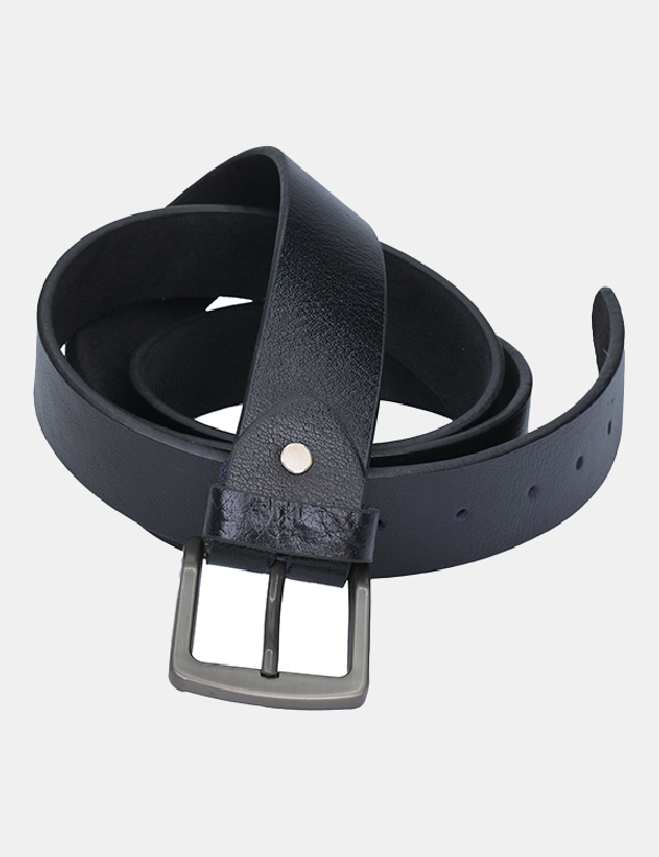 Handmade Black Genuine Leather Belt for Men