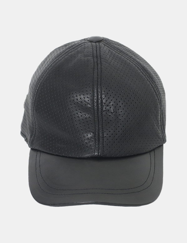 Leather Baseball Cap