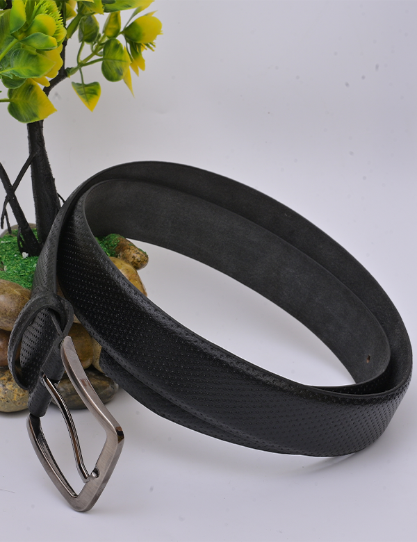 Men’s Black Leather Belt