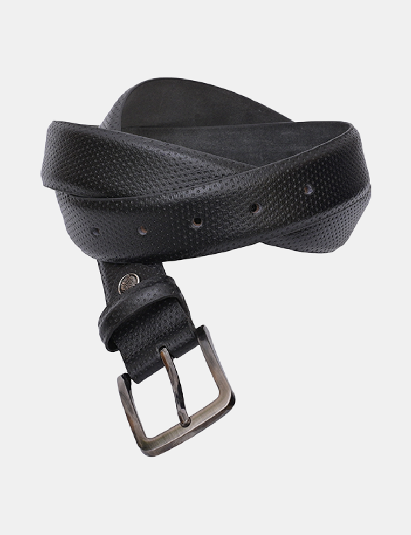 Men’s Black Leather Belt