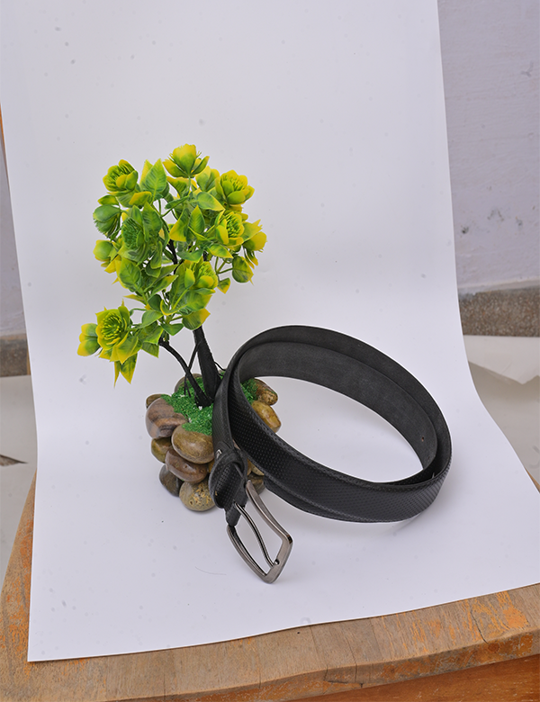 Men’s Black Leather Belt