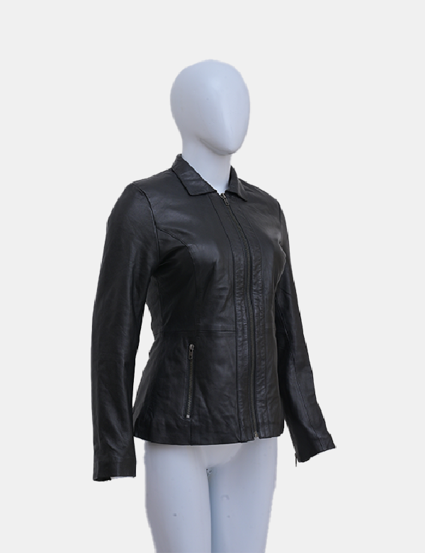 Women's Black Leather Jacket