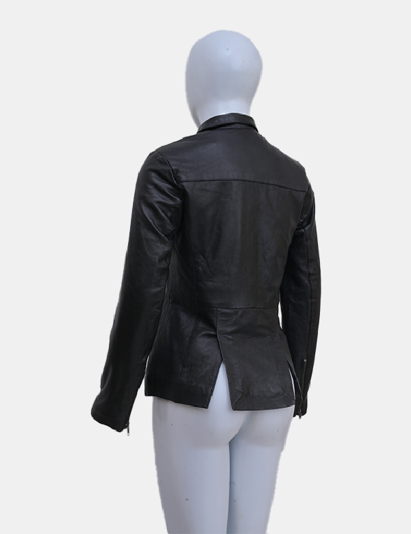 Women's Black Leather Jacket
