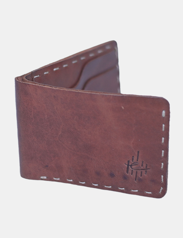 Handmade Leather Wallet Brown