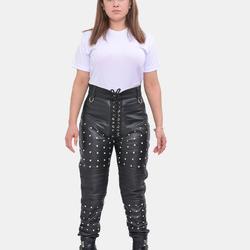 Gothic Leather Pant For Women