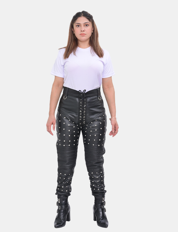 Gothic Leather Pant For Women