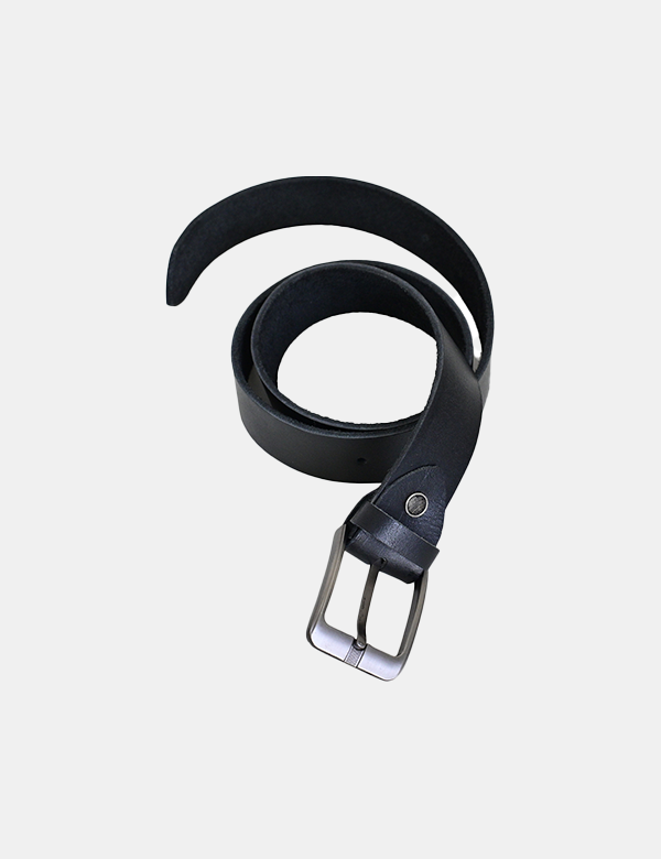 Handmade Black Genuine Leather Belt