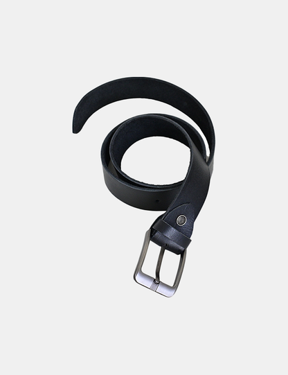 Handmade Black Genuine Leather Belt