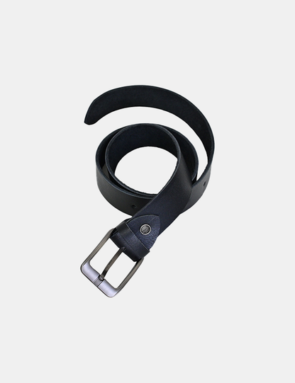 Handmade Black Genuine Leather Belt
