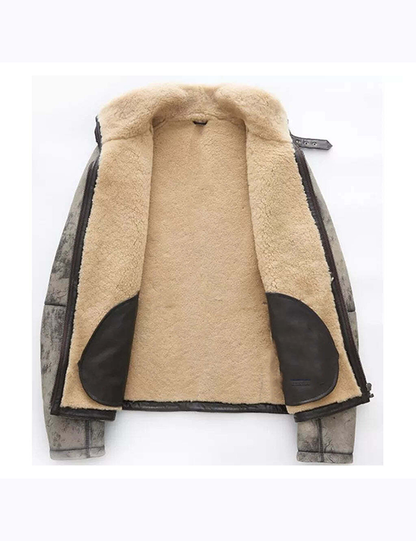 Denny &amp; Dora Men Genuine Leather Coat