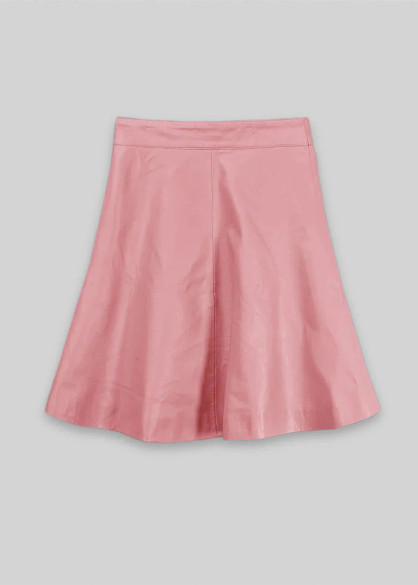 Pink skirt on a gray background